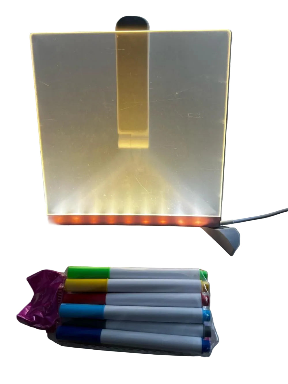 3D LED Light Glass Acrylic Writing pad