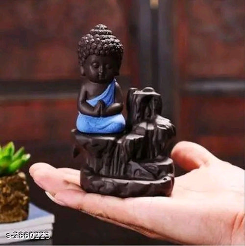 1 Piece Of Craft Back Flow Buddha Smoke Fountain