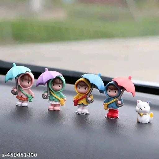 Set of 4 Cute Little Girls